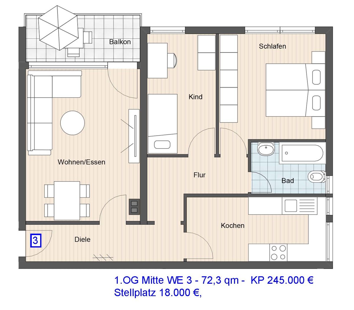 Ladeneinheit in Wohn-und Geschäftshaus in Ostfildern-Scharnhausen-Als Kapitalanlage geeignet - 03 WE Expose Grundriss (10097)