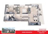 DOMIZIL ROSENGARTEN -3 Zi MIT FERIENWOHNUNG NUTZUNG -WHG12 - WHG 12 Animation 3D