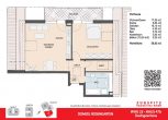 DOMIZIL ROSENGARTEN -2 Zi Wohnung -WHG23 - WHG 23 Grundriss 2D