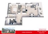 DOMIZIL ROSENGARTEN -3 Zi Wohnung -WHG19 - WHG-19_3D Grundriss
