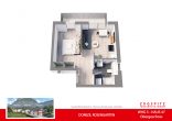 DOMIZIL ROSENGARTEN -2 Zi Wohnung -WHG05 - WHG-5_3D Grundriss