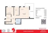 DOMIZIL ROSENGARTEN -3 Zi Wohnung -WHG22 - WHG 22 Grundriss 2D