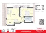 DOMIZIL ROSENGARTEN -2 Zi Wohnung -WHG15 - WHG 15 Grundriss 2D