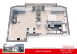 DOMIZIL ROSENGARTEN -2 Zi Wohnung -WHG15 - WHG-15_3D Grundriss