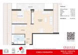 DOMIZIL ROSENGARTEN -2 Zi Wohnung -WHG25 - WHG-25_2D Grundriss