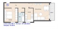 Wohn-und Geschäftshaus in Ostfildern-Scharnhausen mit Planung für 2 Wohnungen im DG - 05_WE Expose Grundriss