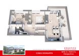 DOMIZIL ROSENGARTEN -3 Zi MIT FERIENWOHNUNG NUTZUNG -WHG14 - WHG-14_3D Grundriss