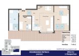 WOHNRESIDENZ PARTNACH - 2 Zi Wohnung - A12 - 2D Grundriss