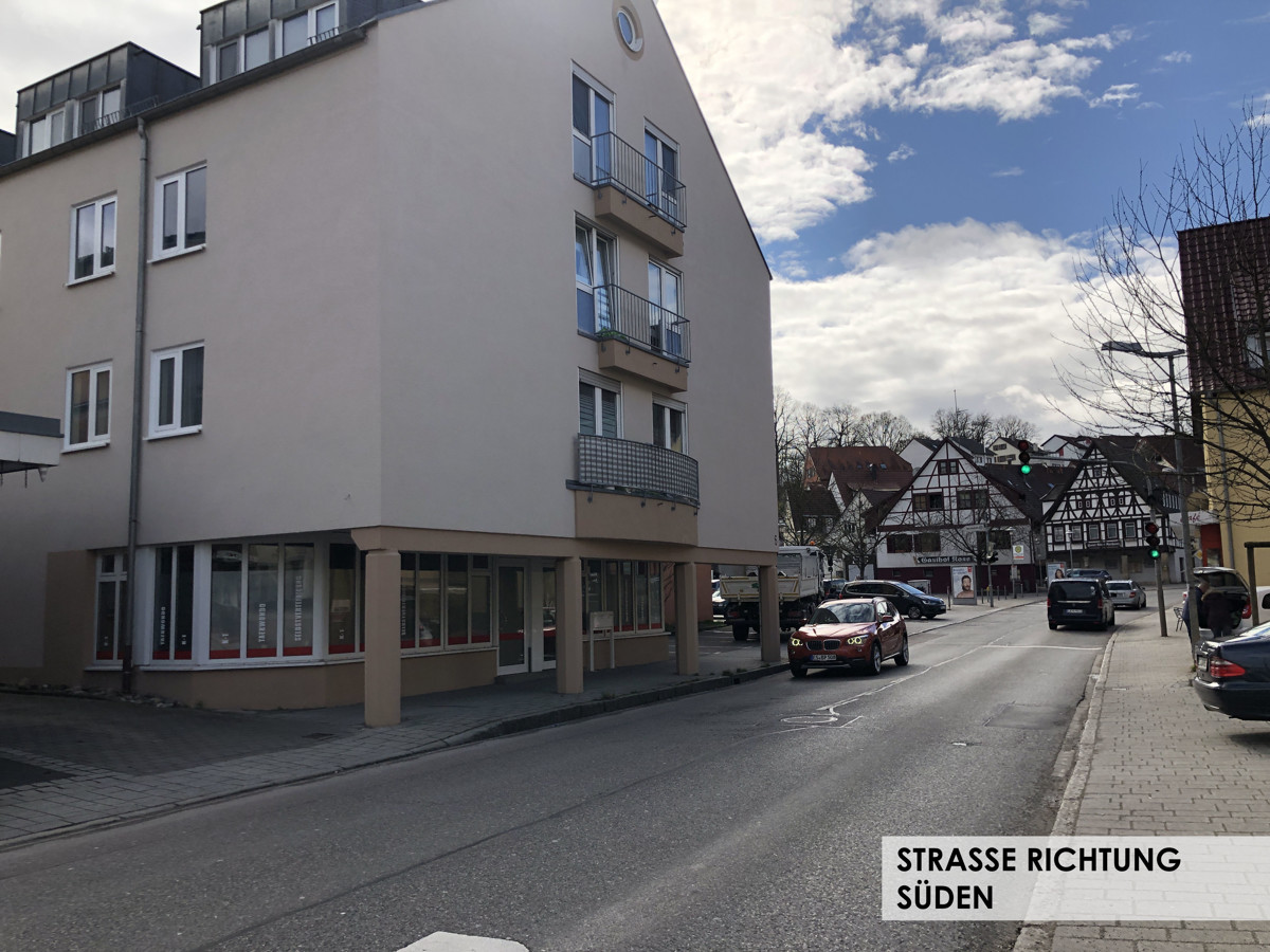 3 Zimmer Wohnung in Wohn-und Geschäftshaus in Ostfildern-Scharnhausen - Starße Richtung Süden (10038)