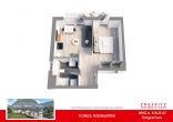DOMIZIL ROSENGARTEN -2 Zi MIT FERIENWOHNUNG NUTZUNG -WHG04 - WHG-4_3D Grundriss