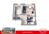 DOMIZIL ROSENGARTEN -2 Zi MIT FERIENWOHNUNG NUTZUNG -WHG01 - WHG-1_3D Grundriss