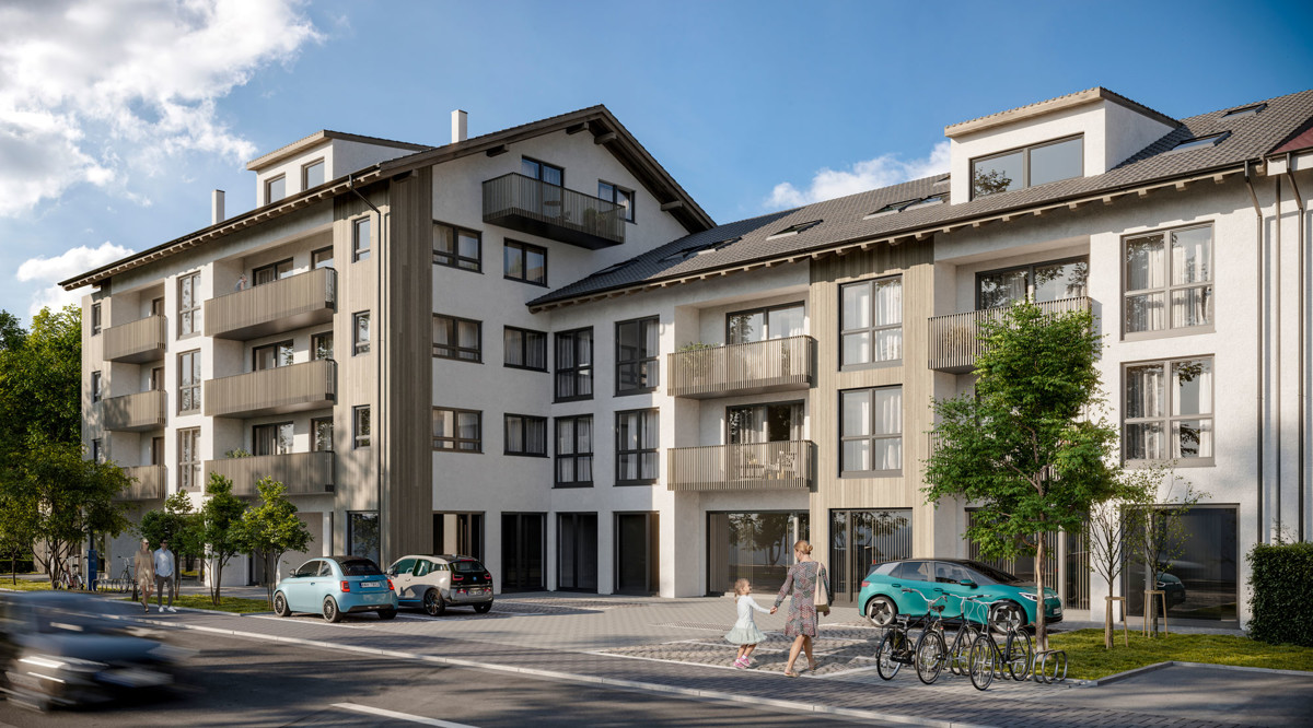 WOHNRESIDENZ PARTNACH - 3 Zi Wohnung - C13 - Haus_A_B_Ausrichtung-Süd (13914)